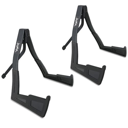 Metal Guitar Stand with Adjustable Height and Folding Design