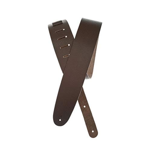 Leather Guitar Strap - Classic Style - Brown