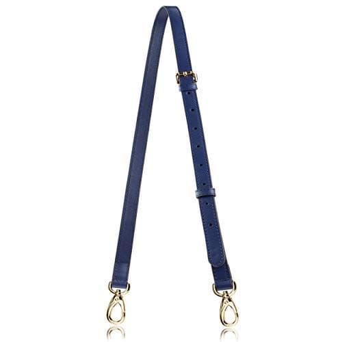 Allzedream Genuine Leather Crossbody Handbag Purse Strap Replacement Adjustable Long — Blue
