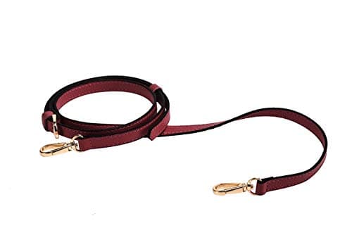 Full Grain Genuine Leather Strap for Crossbody Handbags - LIVE UP — Wine