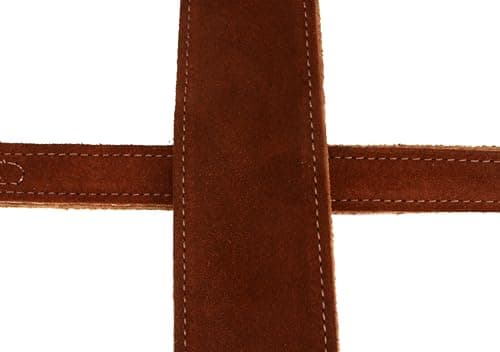 Levy's 2" Brown Suede Leather Strap
