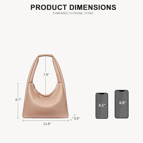 BOSTANTEN Vegan Leather Shoulder Purses for Women