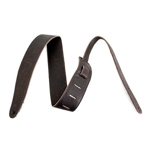 Fender Artisan Leather Guitar Strap, 2in, Black