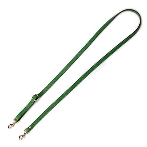 VanEnjoy Genuine Leather Crossbody Strap Replacement - 1/2" Width, 25-51" Length — Green