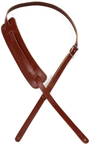 Levy's Leathers M25-DBR 50s Style Dark Brown RnR Leather Strap — Brown