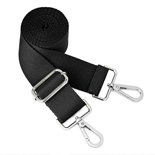 ZOOEASS Wide Shoulder Strap Solid Adjustable Crossbody Canvas Bag