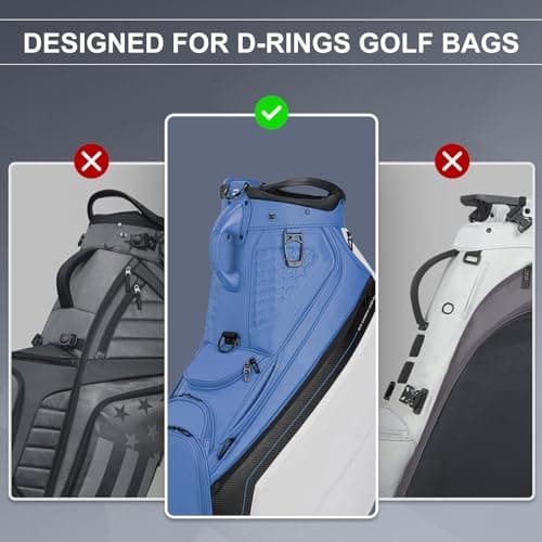LZFAN Golf Bag Shoulder Strap, Single Padded Adjustable Universal Replacement