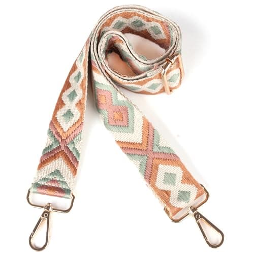 Women's Handbag Shoulder Strap - Wide 3.8cm Crossbody Bag Replacement — Diamond-brown
