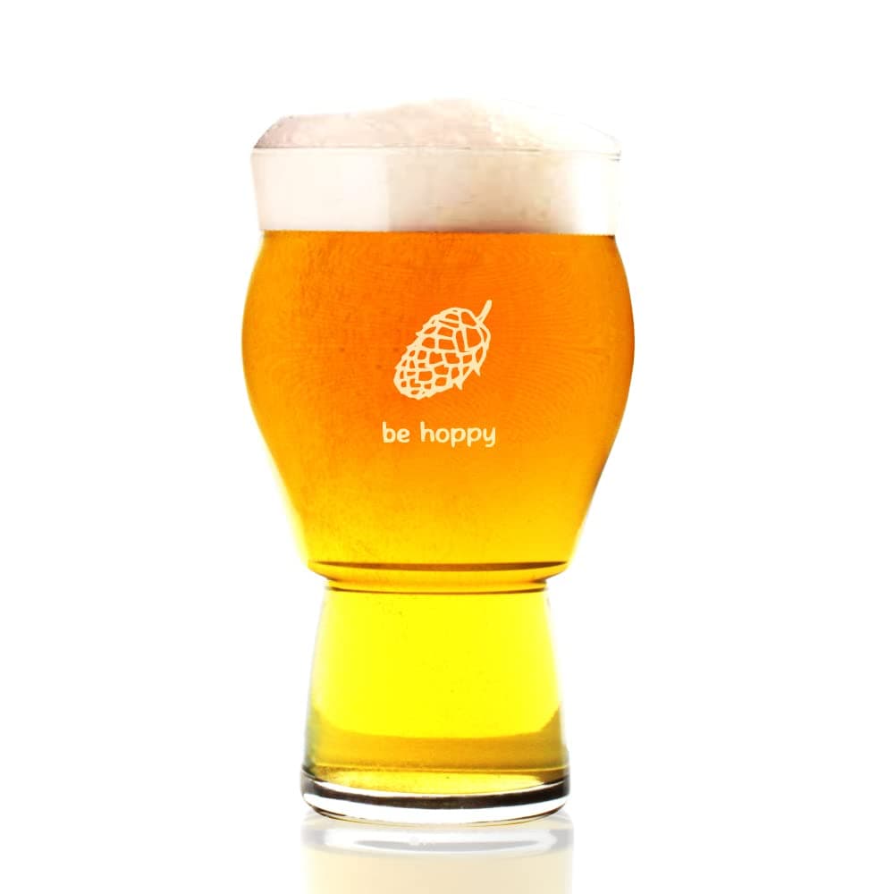 The Ultimate Beer Glass for Maximizing Flavor and Enjoyment - Exclusive Nucleated Hop Leaf Design