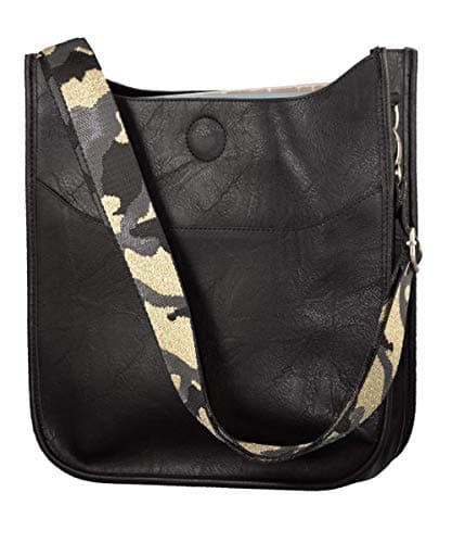 Vegan Leather Crossbody Bag with Adjustable Strap