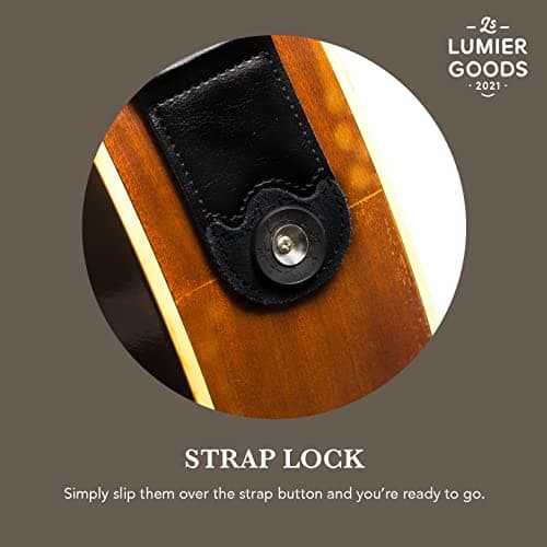 Bass, Electric & Acoustic Guitar Strap with Locks