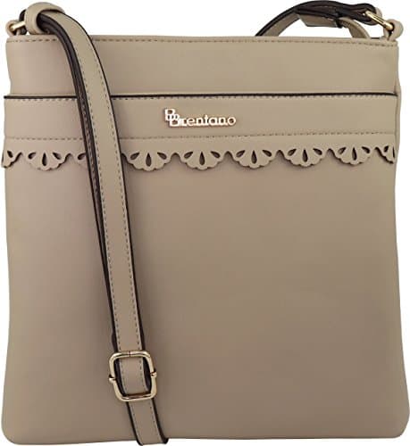 B BRENTANO Vegan Leather Medium Crossbody Purse