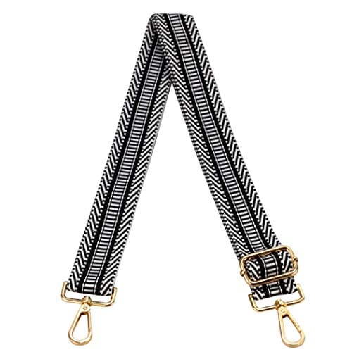 Women's Adjustable Jacquard Woven Purse Strap for Crossbody Bags