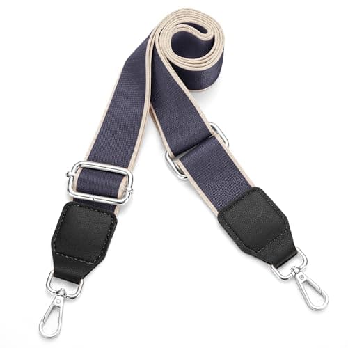 Universal Adjustable Crossbody Purse Strap for Handbags — Silver - Purple