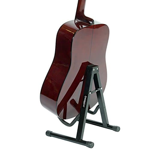 ChromaCast Mini A-Frame Guitar Stand, Blackegisabetween25-35charactersforguitarstands.