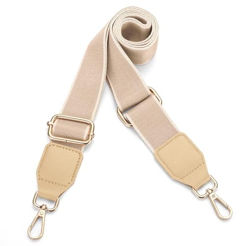 Universal Adjustable Crossbody Purse Strap for Handbags — Gold - Apricot