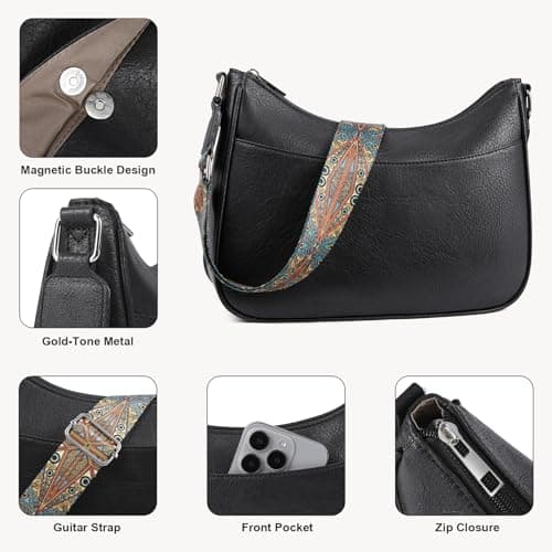 Crossbody Purses for Women Vegan Leather Handbags