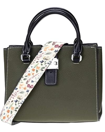BeauBeast 2" Wide Adjustable Gold Buckle Crossbody Bag Strap