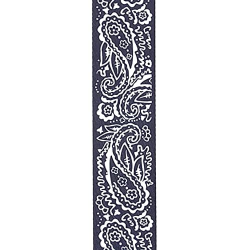 D'Addario Paisley Blue 2" Woven Strap for Electric, Acoustic, Bass