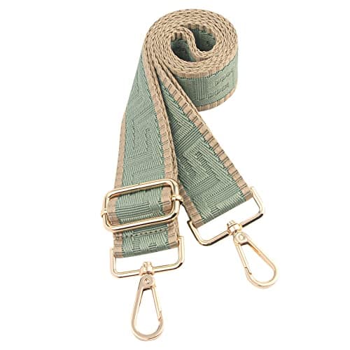 Chushui Replacement Crossbody Shoulder Strap for Handbag — Jacquard Sage Green