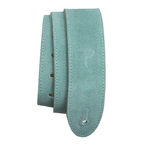 Perri's Leather Soft Suede Adjustable Guitar Straps — Solid Teal
