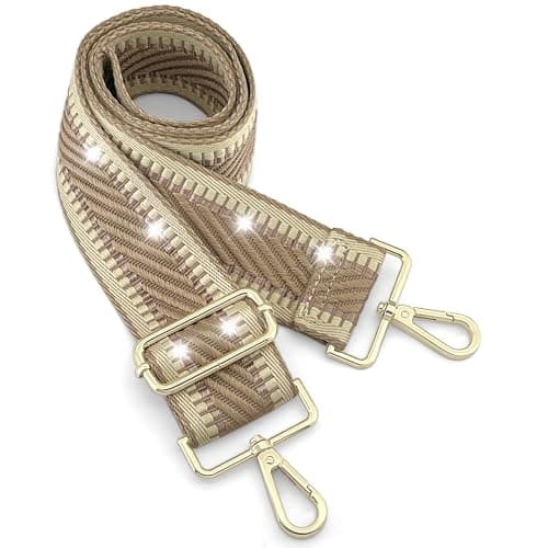GIINJKGO Purse & Crossbody Guitar Strap Replacement — Light Purple Luminous