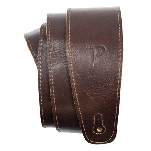 Perris Leather Guitar Strap - The Africa Collection — Chocolate