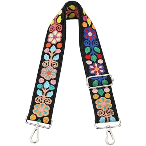 MIRIFRIGE Crochet Flower Purse Strap Shoulder Bag Replacement — Floral Seedlings BL
