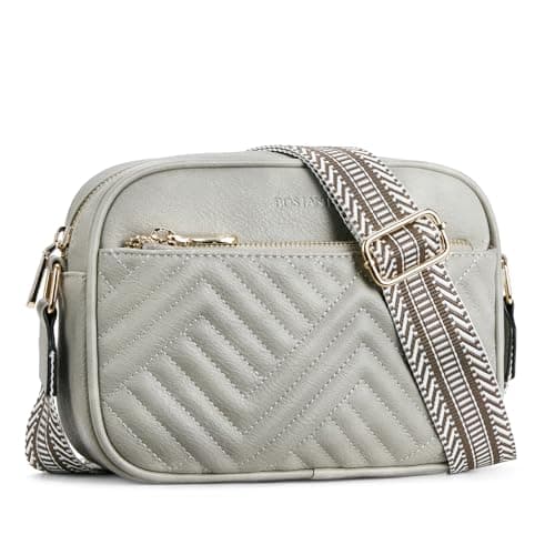 BOSTANTEN Quilted Crossbody Bags for Women — G02-grey
