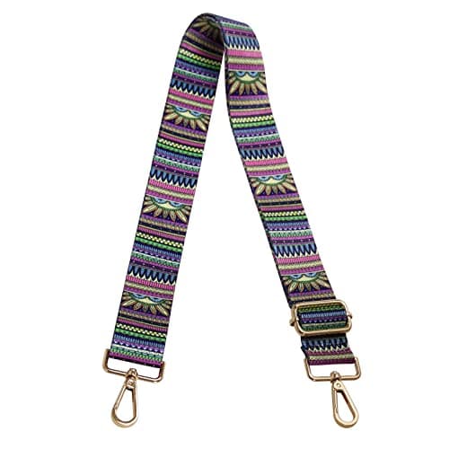 Adjustable Guitar Multicolor Crossbody Strap for Purses — Boho Multicolor