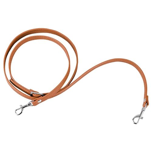 Audingull Handbag Purse Strap Replacement Adjustable Leather Crossbody — Light Brown With Silver Buckle