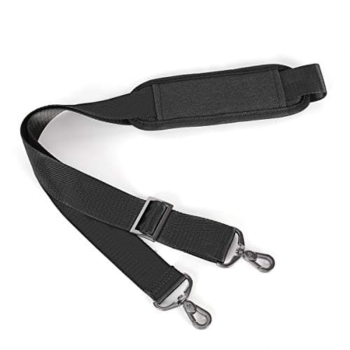 MOSISO 56 Inch Shoulder Strap for Laptop Bag, Black