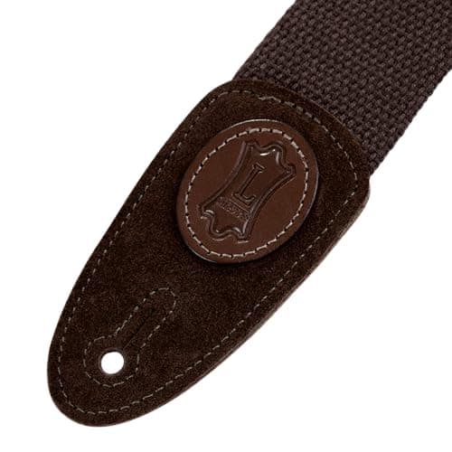 Levy's Leathers Signature Brown Cotton Guitar Strap with Tri-Glide Adjustment
