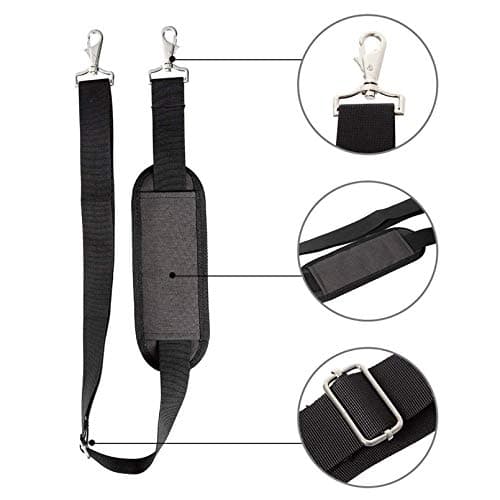 JAKAGO 61" Universal Padded Duffel Bag Shoulder Strap with Non-Slip Pad Adjusted Easily