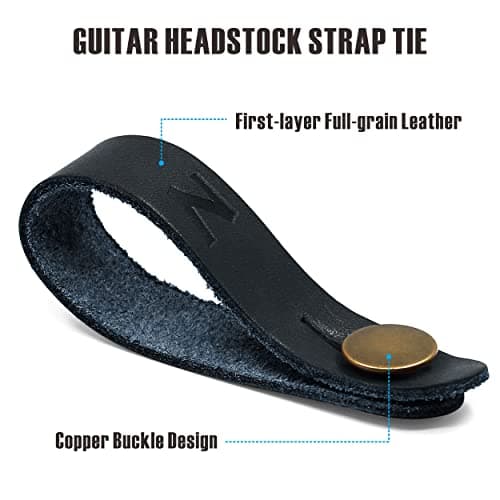 Leather Guitar Strap Lock with Free Pair Strap Locks