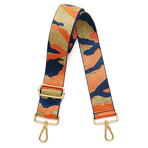 DOAPMLL Adjustable Gold Hardware Canvas Shoulder Strap for Women's Crossbody Purse — Leopard05