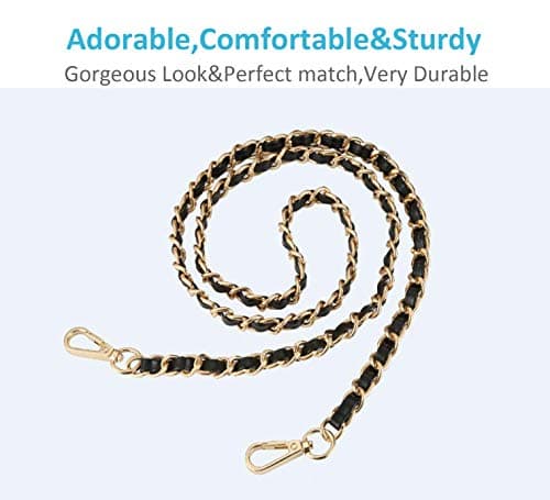 UTreers Crossbody Bag with 47.2" Chain Strap