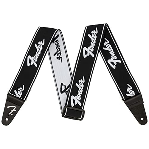 Fender WeighLess Running Logo Guitar Strap