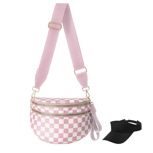 Nuvore Checkered Crossbody Bag, Stylish & Practical for Women — A03