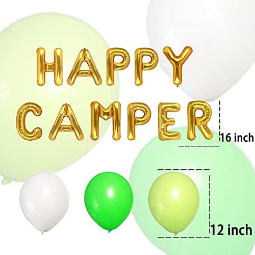 LaVenty Happy Camper Balloon Tent Birthday Party Decor