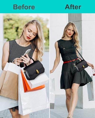 SEAVILIA Genuine Leather Purse Strap Replacement Handmade Shoulder Crossbody Bag Strap