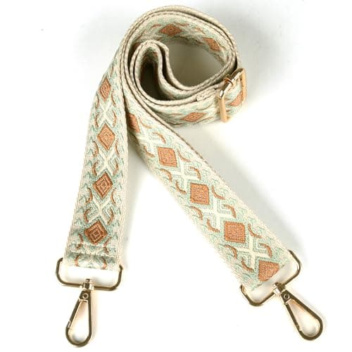 Women's Handbag Shoulder Strap - Wide 3.8cm Crossbody Bag Replacement — Boho-brown