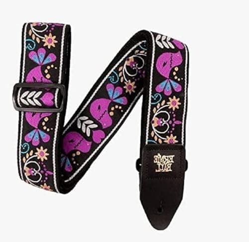 Ernie Ball Purple Bird Lupin Jacquard Guitar Strap