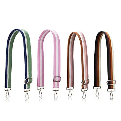 Allzedream Purse Strap Replacement Crossbody Handbag Stripe Wide Adjustable