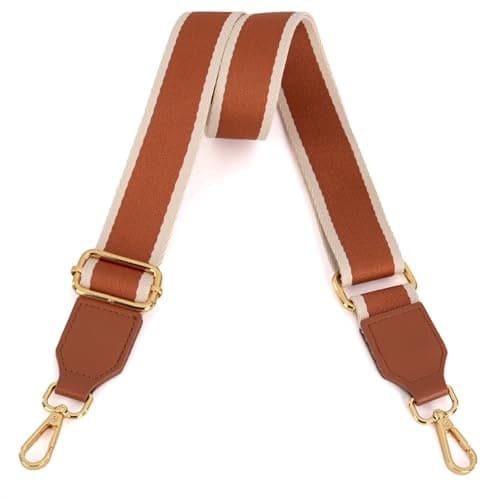 Montana West Crossbody Handbag - Replacement Adjustable Straps — White Edge Dark Brown-2016