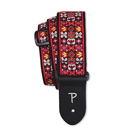 Perri’s Leathers Ltd. Jacquard Adjustable Guitar Strap - Made in Canada — Red Xo’s