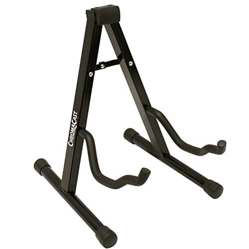 ChromaCast Mini A-Frame Guitar Stand, Blackegisabetween25-35charactersforguitarstands.