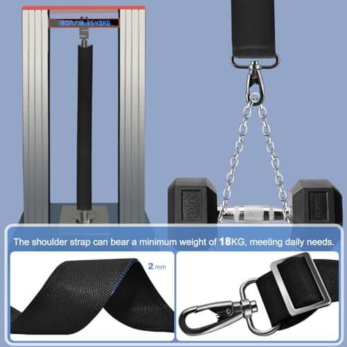 ZINZ ZINZ 78" Black Neoprene Shoulder Strap Belt