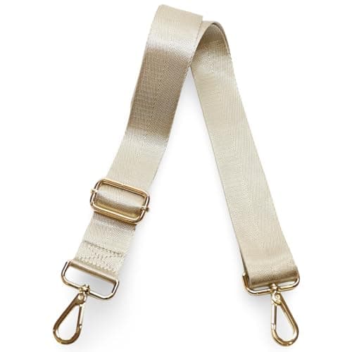 Adjustable Crossbody Purse Strap for Kolti Handbags — Gold Buckle-383