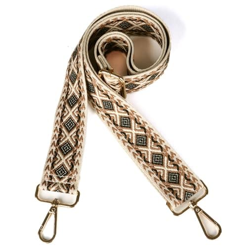 Women's Handbag Shoulder Strap - Wide 3.8cm Crossbody Bag Replacement — Boho-coffee